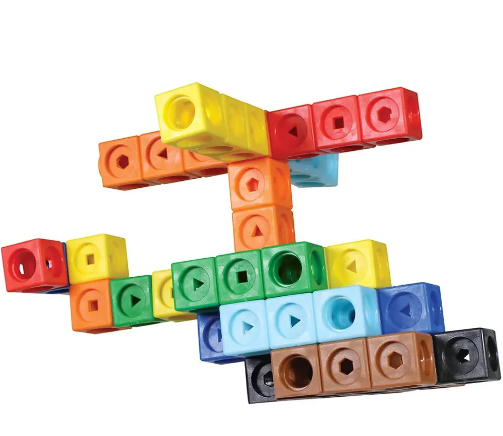Tout Pour le Jeu Mathlink cubes Mathmobiles - 100 cubes + 30 fiches activités mathématiques STEM