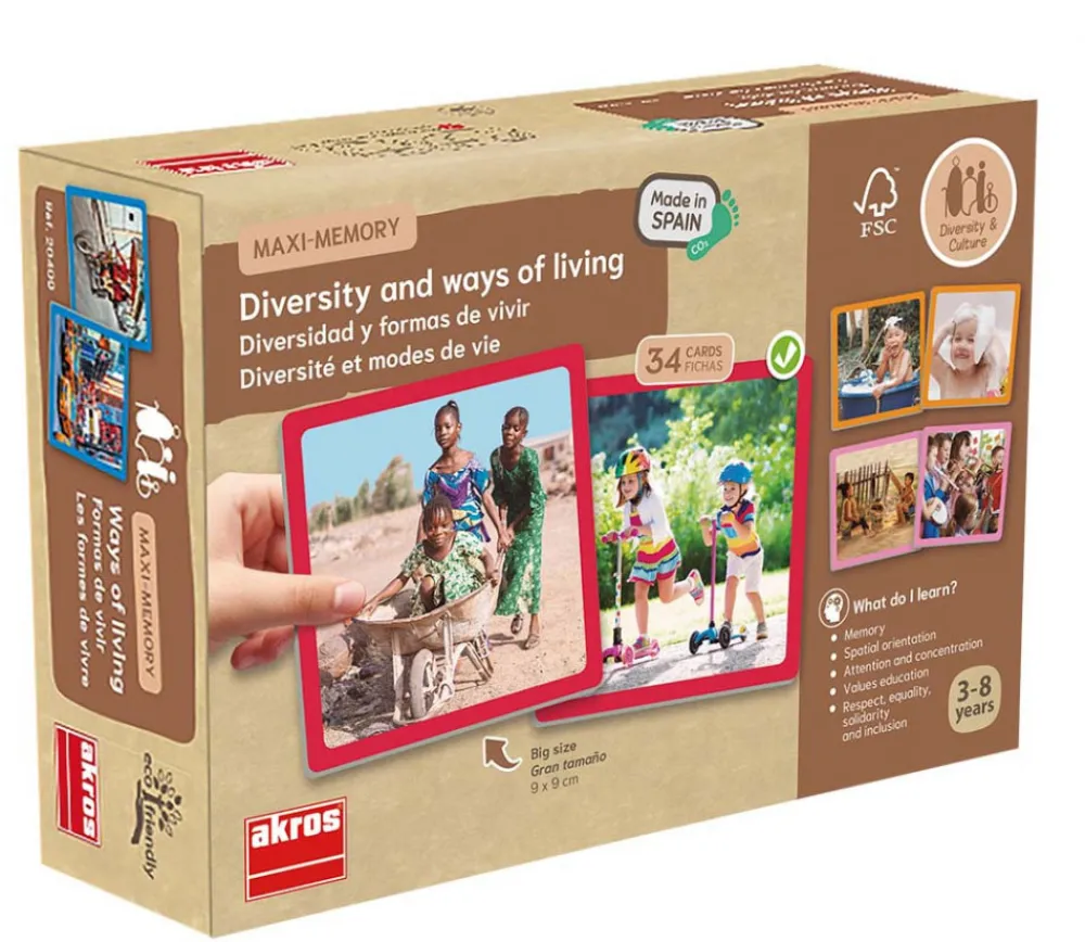 Tout Pour le Jeu Maxi mémo diversité et mode de vie