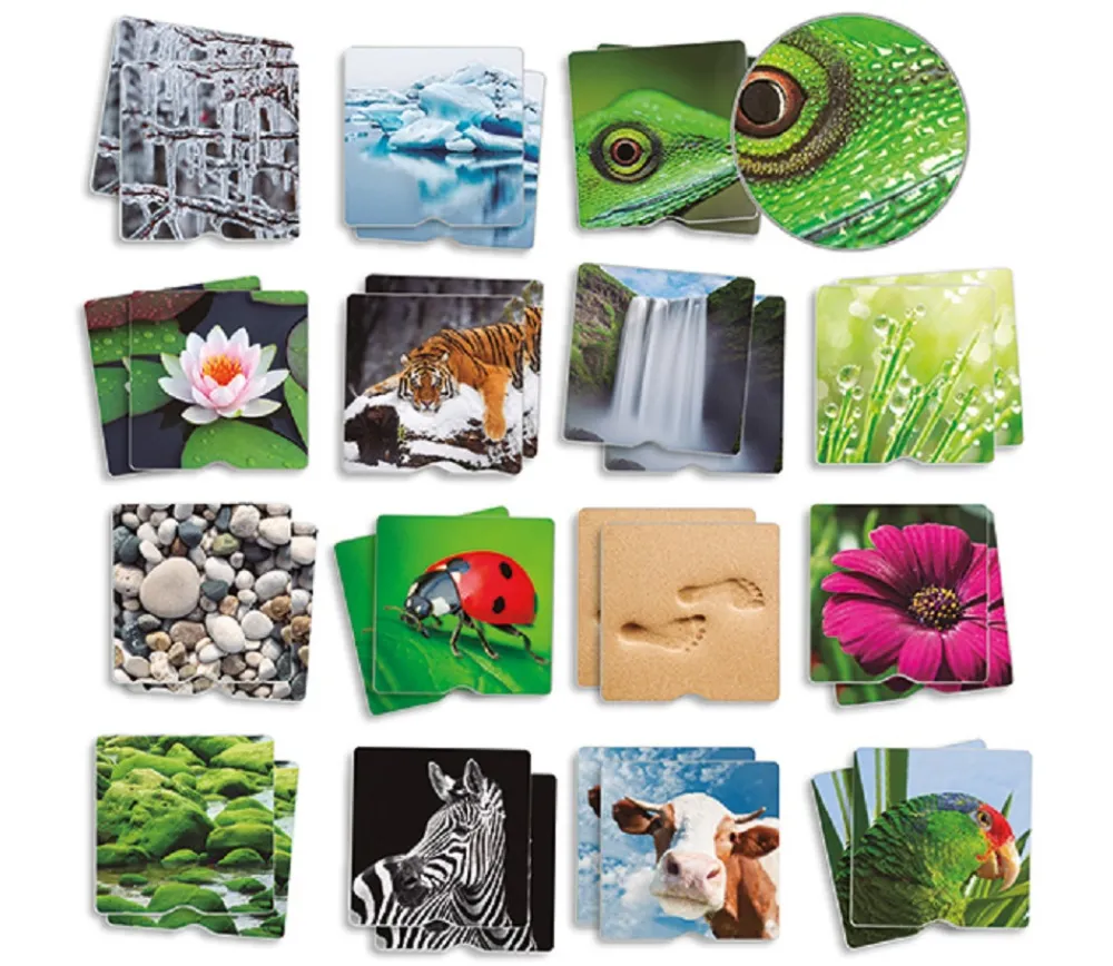 Tout Pour le Jeu Maxi mémo tactile de la Nature - texture en relief