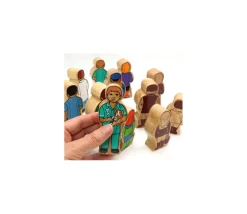 Tout Pour le Jeu Médecin en bois 100 x 40 x 25 mm personnage jeu