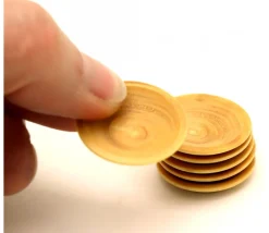 Tout Pour le Jeu Mini assiette en bois - pion 23 x 3 mm