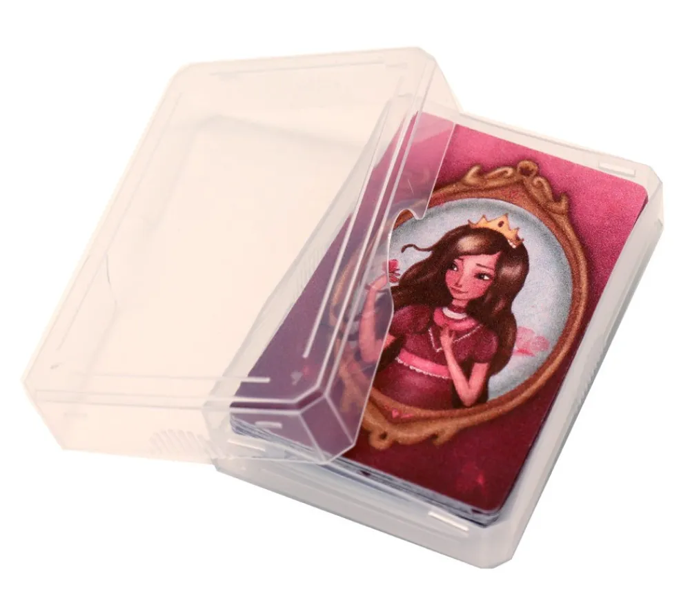 Tout Pour le Jeu Mini Boite plastique 7.5 x 5.1 x 1.6 cm transparente vide pour mini cartes à jouer
