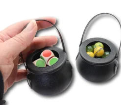 Tout Pour le Jeu Mini chaudron plastique noir 7 cm