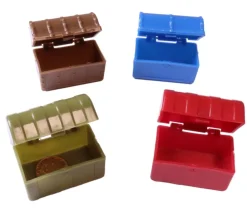 Tout Pour le Jeu Mini coffre au trésor plastique 3.6 x 2.5 x 3 cm à l'unité