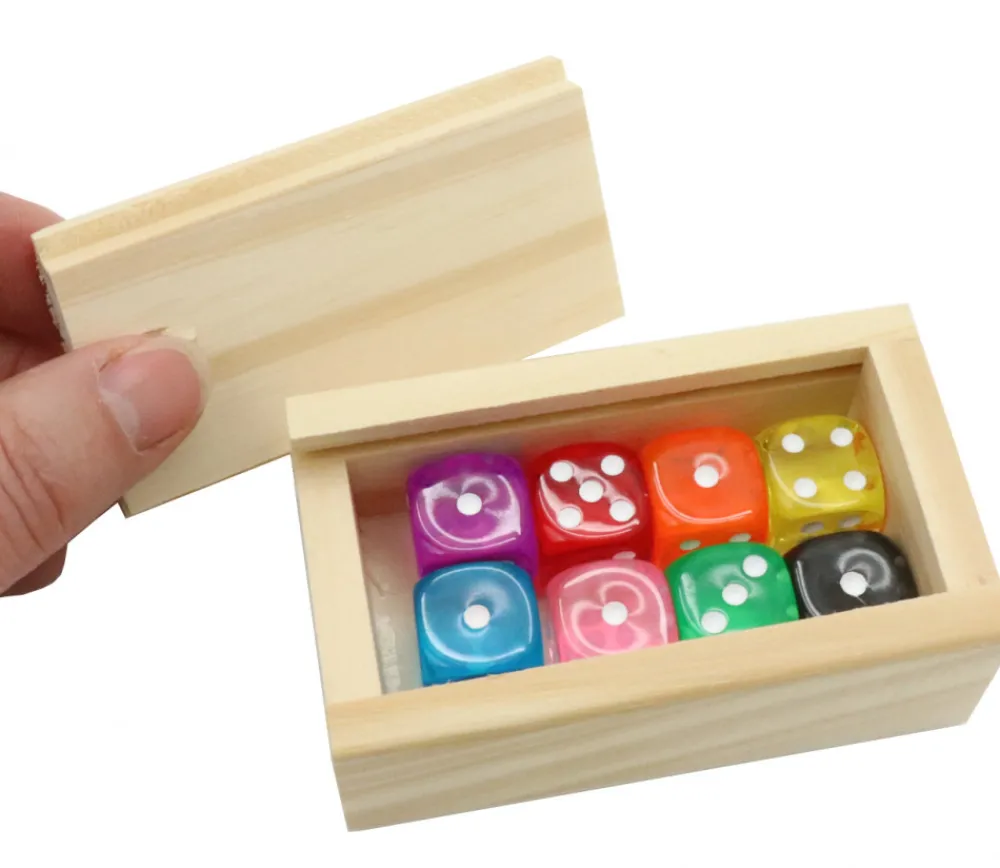 Tout Pour le Jeu Mini coffret bois avec glissière 8.3 x 5.1 x 2.7 cm