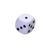 Tout Pour le Jeu Mini Dé à jouer blanc 1 cm points de 1 à 6