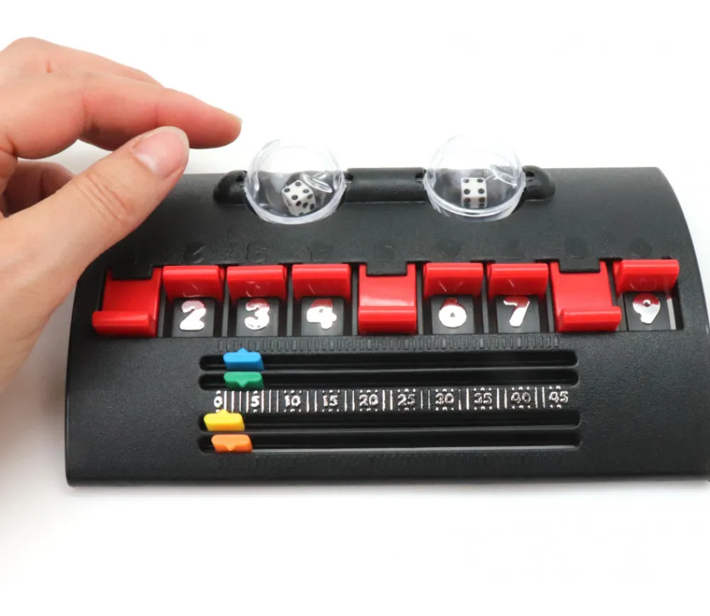 Tout Pour le Jeu Mini Fermez la boite jeu de voyage - shut the box bulle de lancer