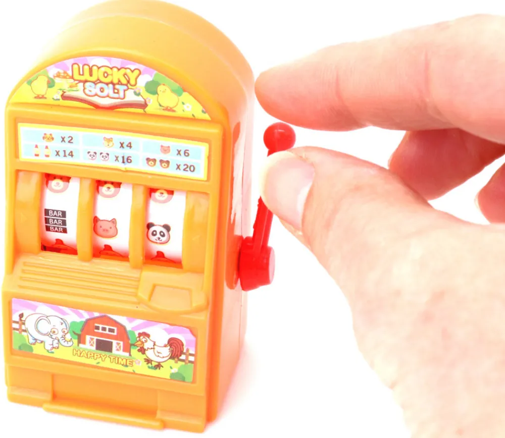 Tout Pour le Jeu Mini machine à sous jouet 8 cm plastique