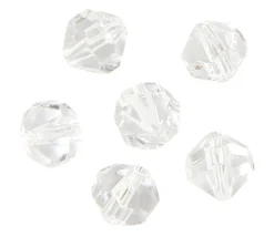 Tout Pour le Jeu Mini perle diamant à facettes en plastique - 6 mm imitation gem