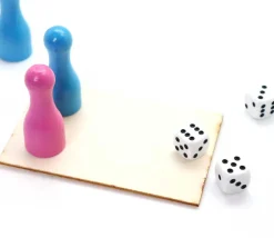 Tout Pour le Jeu Mini plateau bois rectangle de 12 x 7 cm