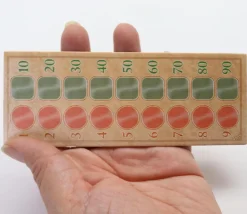 Tout Pour le Jeu Mini plateau de jeu suivi des scores 13 x 5 cm