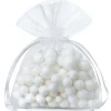 Tout Pour le Jeu Mini Sac tissu transparent 8 x 6 cm blanc