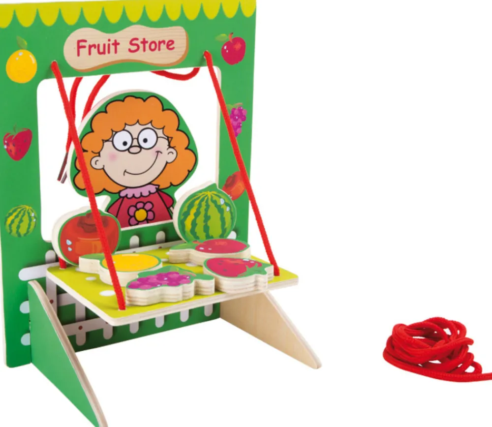 Enfant Tout Pour le Jeu Mini Stand marchande fruits en bois 22 x 18 cm