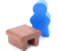 Tout Pour le Jeu Mini table bois 1.6 x 1.5 x 1 cm