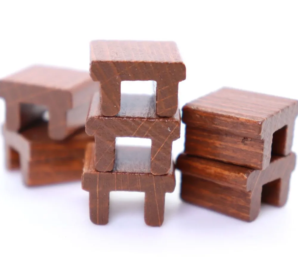 Tout Pour le Jeu Mini table bois 1.6 x 1.5 x 1 cm