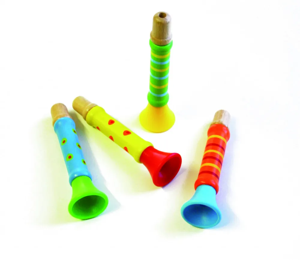 Tout Pour le Jeu Mini Trompette colorée 12 cm