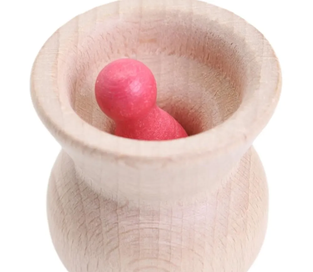 Tout Pour le Jeu Mini vase en bois de 4.5 x 5 cm