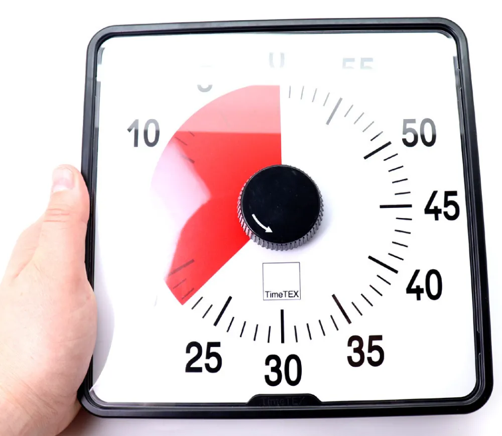 Tout Pour le Jeu Minuteur décompteur cadran rouge - 20 cm