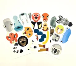 Enfant Tout Pour le Jeu Mistigrue Animaux en danger. Jeu à personnaliser