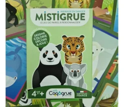 Enfant Tout Pour le Jeu Mistigrue Animaux en danger. Jeu à personnaliser