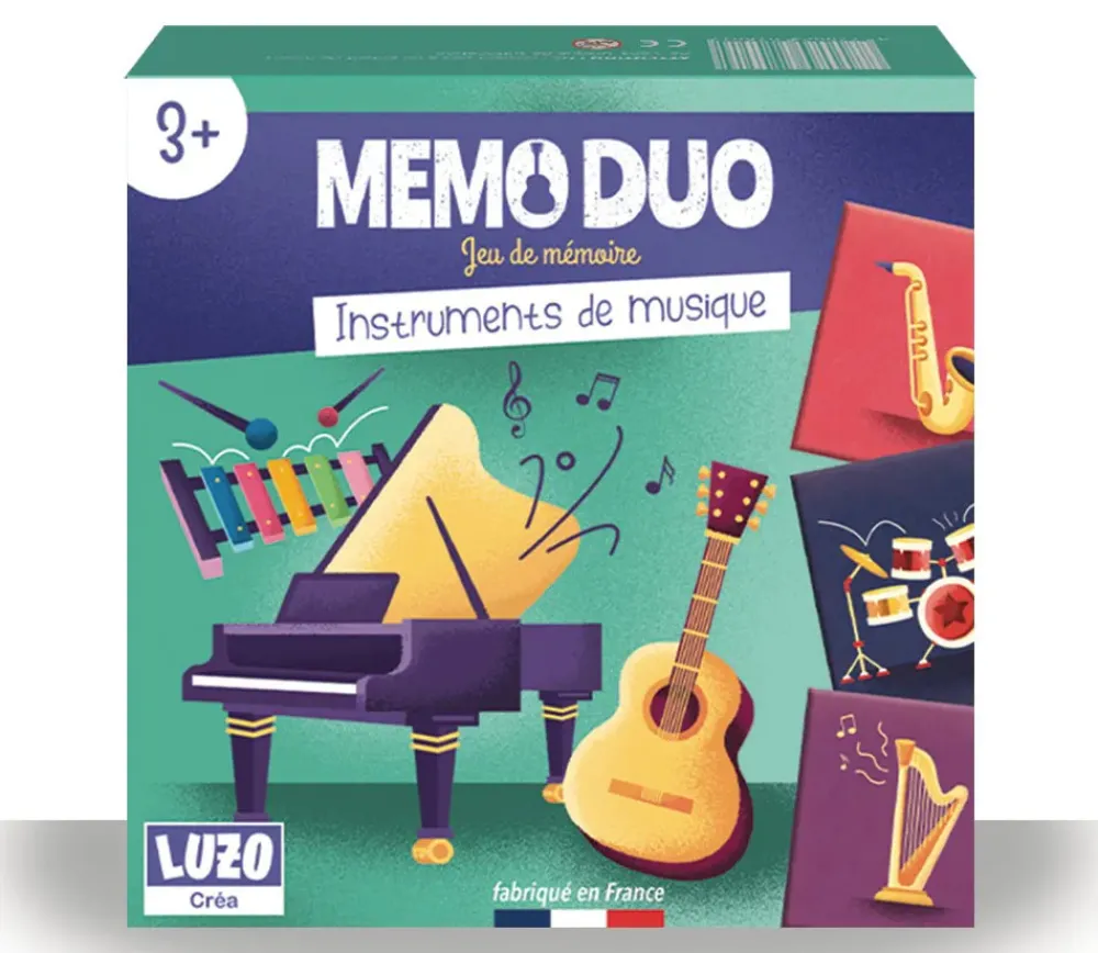 Tout Pour le Jeu Mémo Duo - Instruments de musique