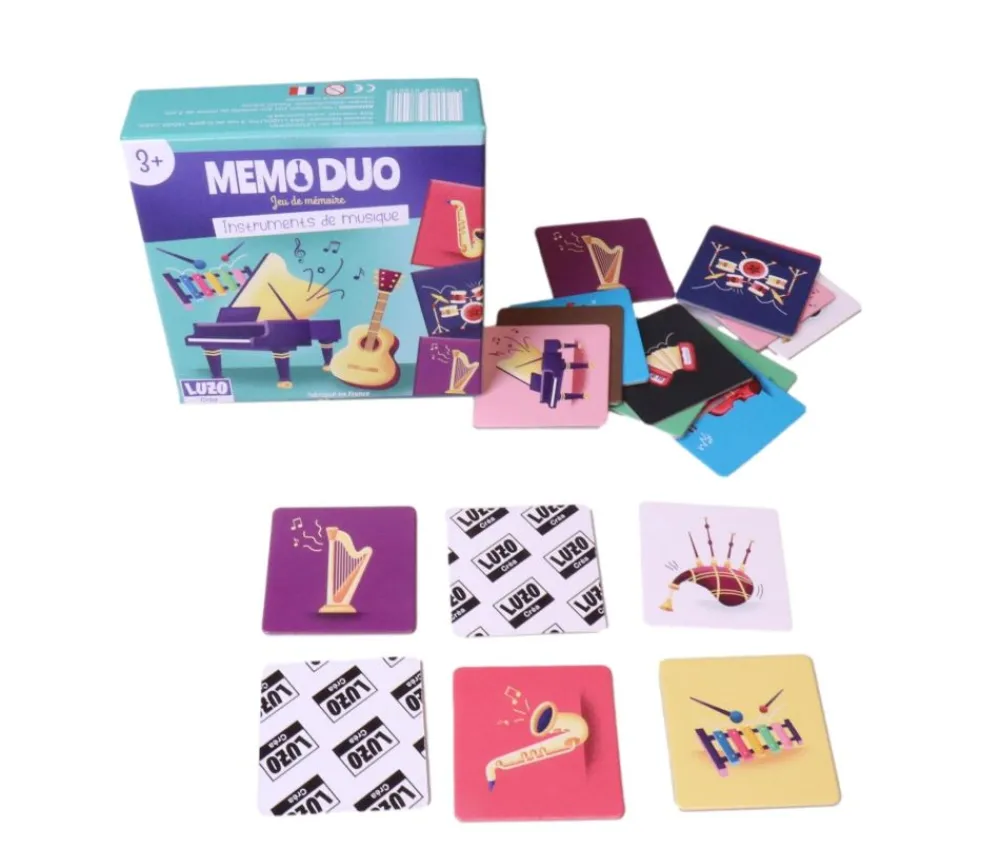 Tout Pour le Jeu Mémo Duo - Instruments de musique