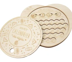 Tout Pour le Jeu Mon petit calendrier des règles en bois - Mon cycle menstruel