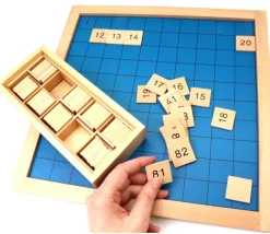 Tout Pour le Jeu Montessori Table des 100 - plateau centaine