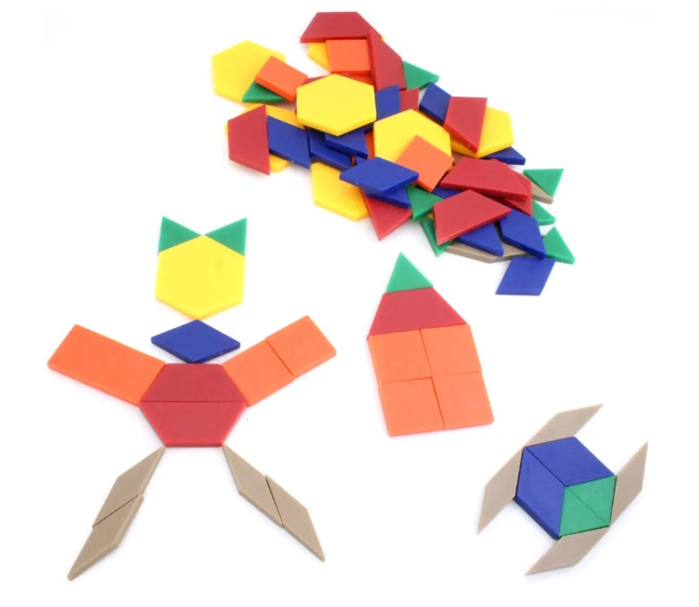 Tout Pour le Jeu Mosaïque logique lot de 250 pièces formes géométriques