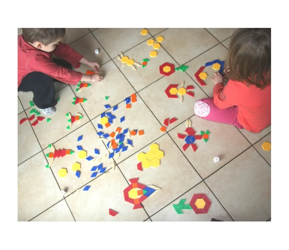 Tout Pour le Jeu Mosaïque logique lot de 250 pièces formes géométriques