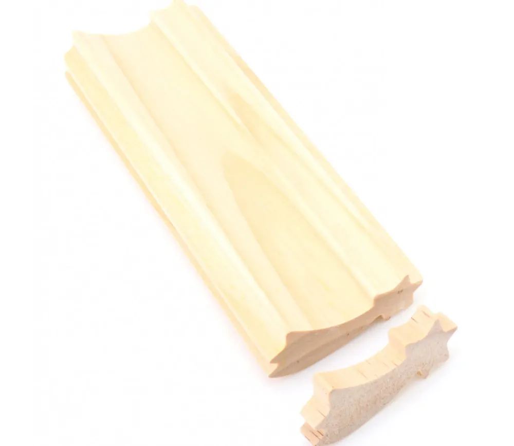 Tout Pour le Jeu Moulure étoile filante en bois naturel à découper 15 cm