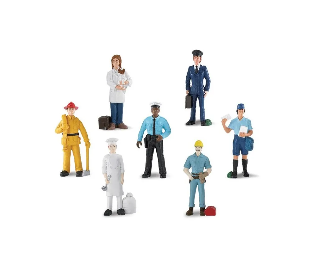 Tout Pour le Jeu Métiers : 7 figurines de jeu réalistes 6 cm