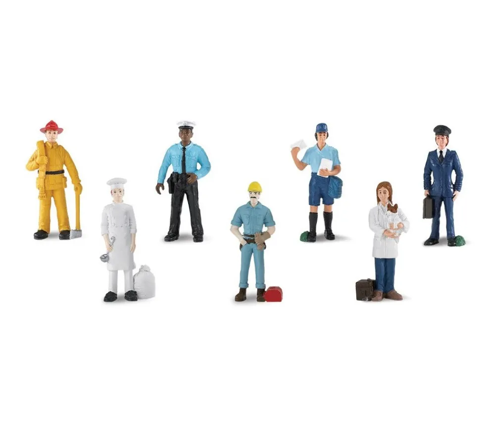 Tout Pour le Jeu Métiers : 7 figurines de jeu réalistes 6 cm
