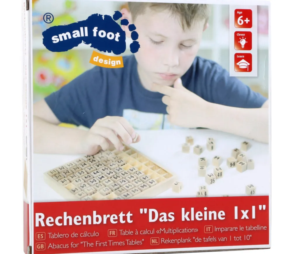 Tout Pour le Jeu Multiplication - table de calcul bois naturel