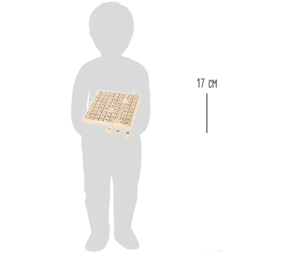 Tout Pour le Jeu Multiplication - table de calcul bois naturel