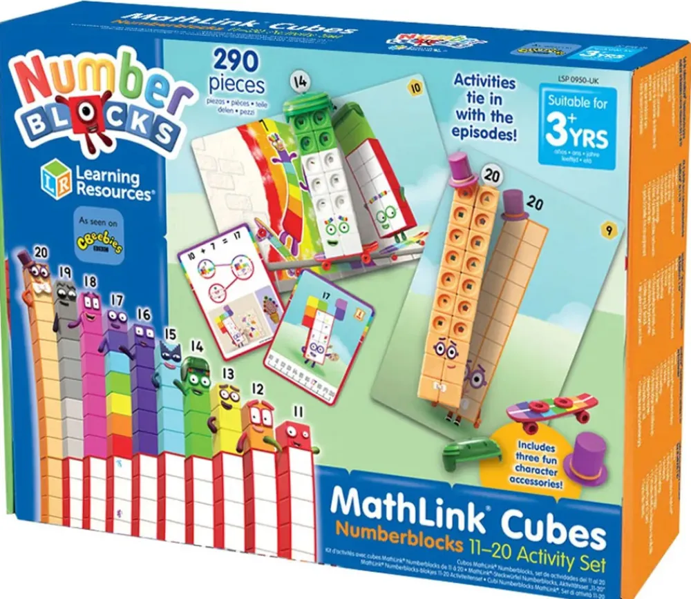 Tout Pour le Jeu Numberblocks Kit activités 11 à 20 cubes Mathlinks