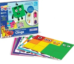 Tout Pour le Jeu Numberblocks repositionnables pour surfaces lisses : chiffres, personnages