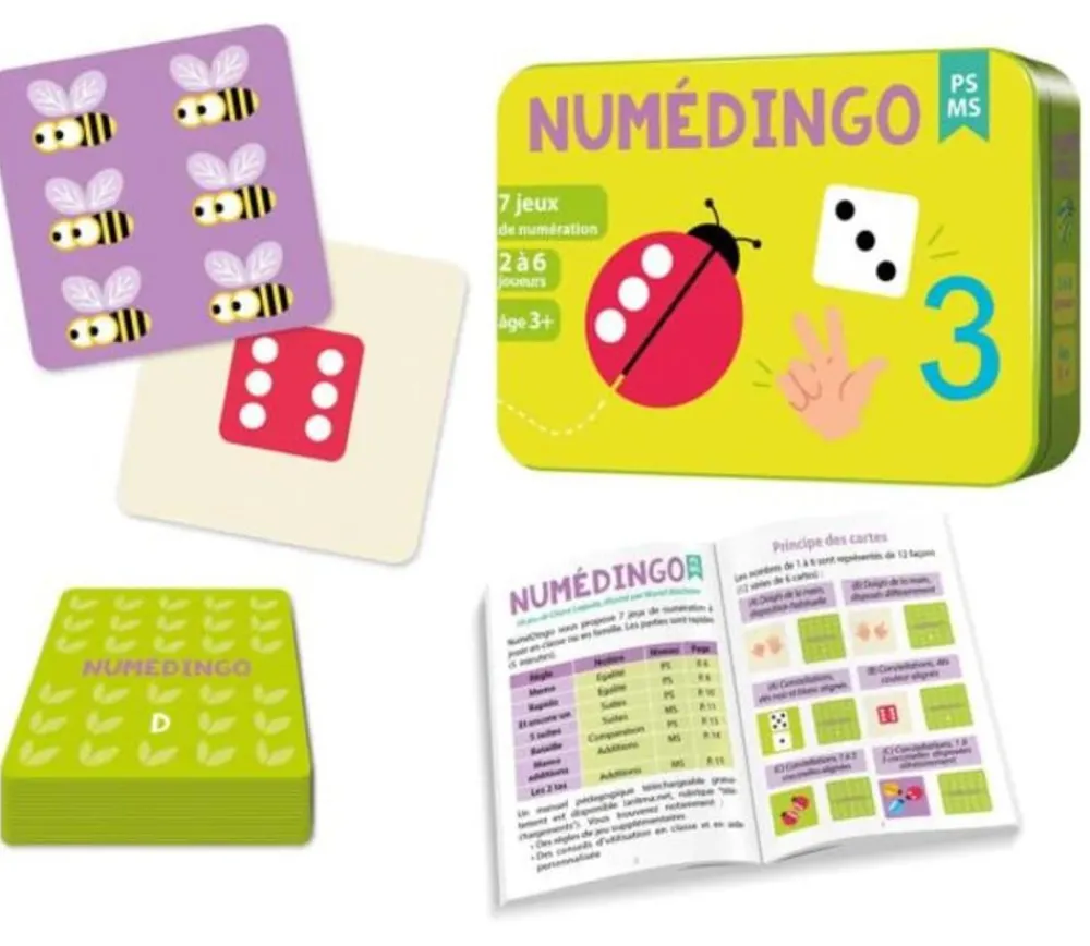 Tout Pour le Jeu Numédingo PS MS - jeu de numération