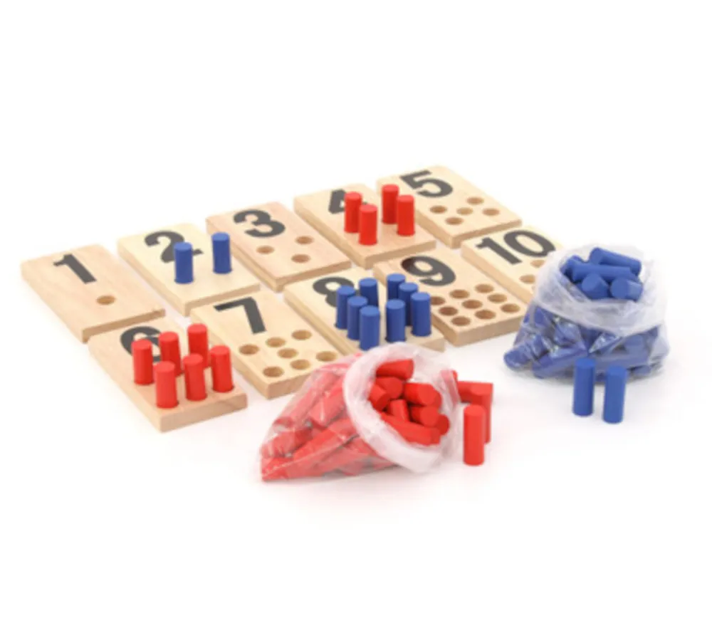 Tout Pour le Jeu Numérotation en bois de 1 à 10 - découverte des chiffres