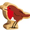 Tout Pour le Jeu Oiseau en bois brun et rouge 53 x 63 x 25 mm