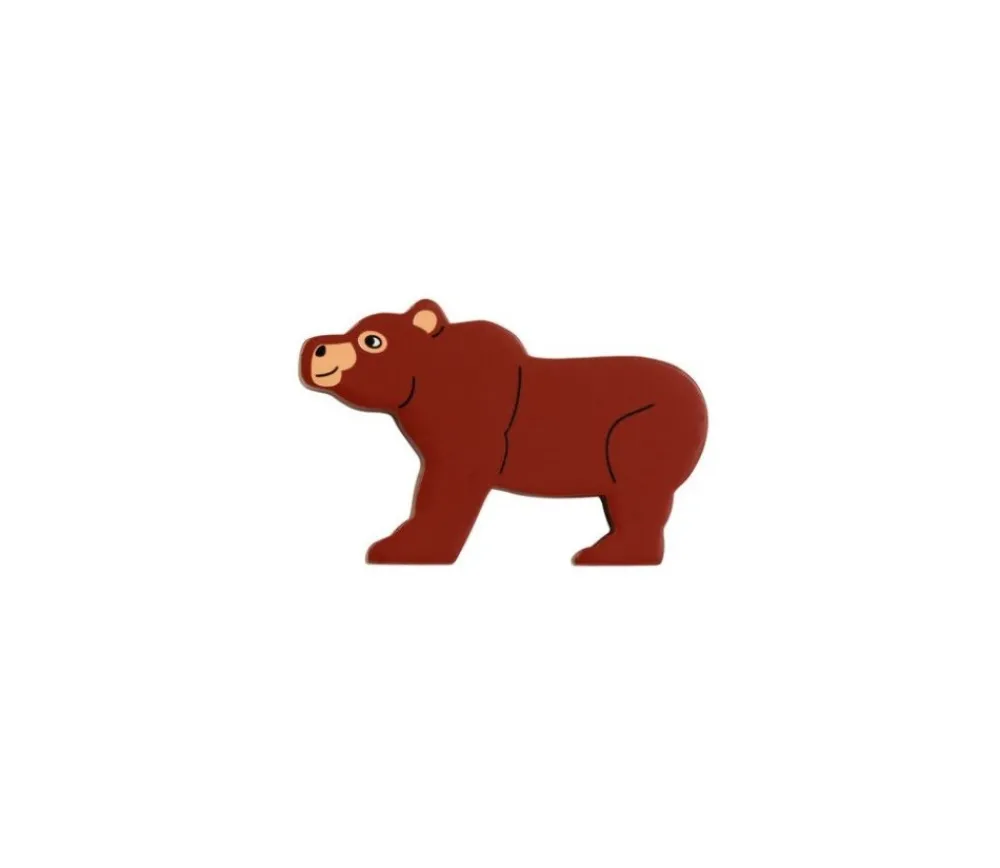 Tout Pour le Jeu Ours brun en bois 88 x 57 x 15 mm