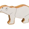 Tout Pour le Jeu Ours polaire en bois 142x 76 x 25 mm