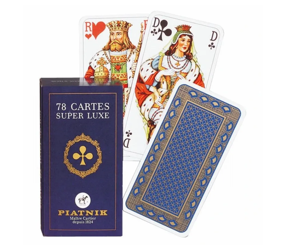 Tout Pour le Jeu Pack Joueur de Tarot : Tapis + cartes + jetons