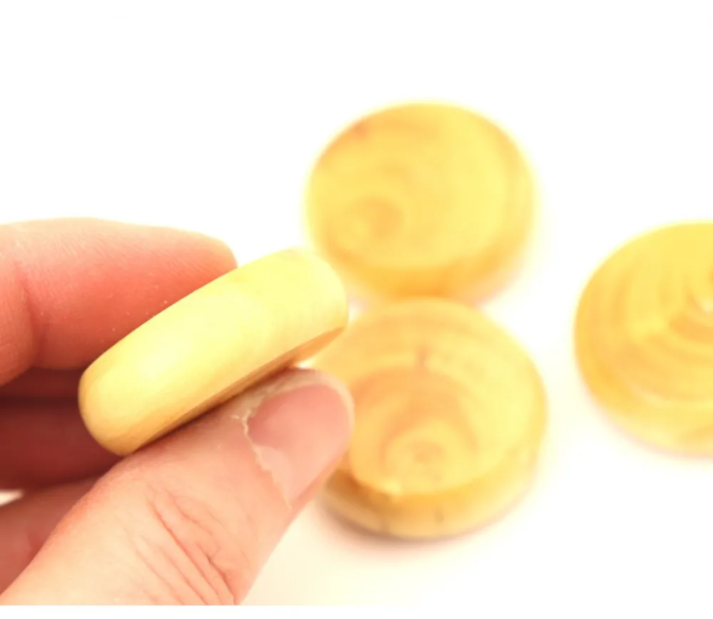 Tout Pour le Jeu Palet crokinole 32 mm pion buis naturel à l'unité