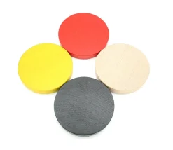 Tout Pour le Jeu Palet géant 10 cm en bois naturel 97 x 15 mm