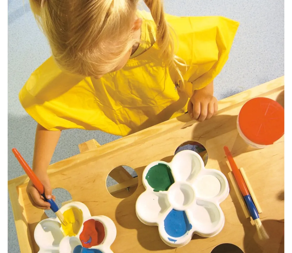 Tout Pour le Jeu Palette fleur peinture ou tri 19 cm - 7 compartiments