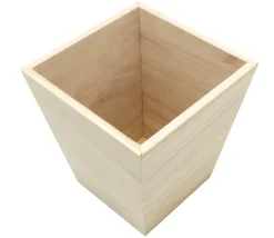 Tout Pour le Jeu Panier bac récipient en bois 11.5 x 10 x 10 cm