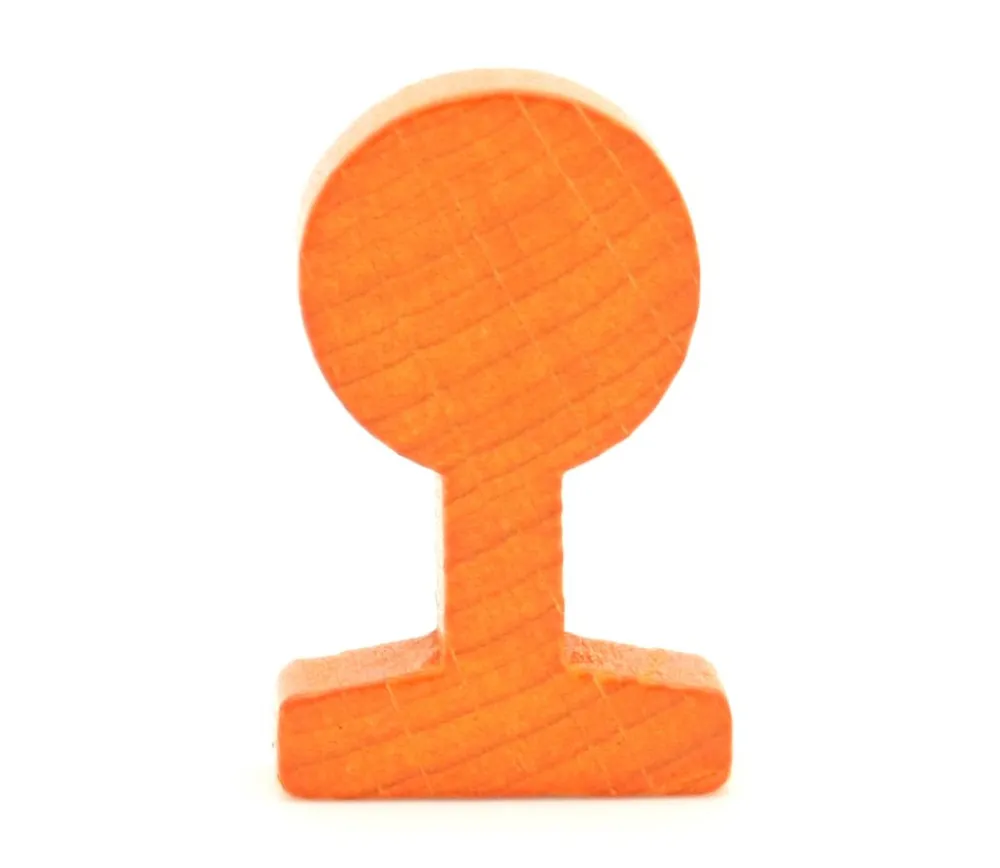 Tout Pour le Jeu Panneau circulation rond orange