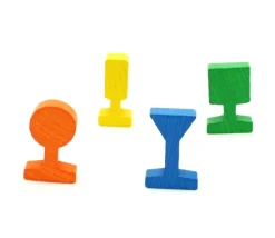 Tout Pour le Jeu Panneau jaune / verre de champagne