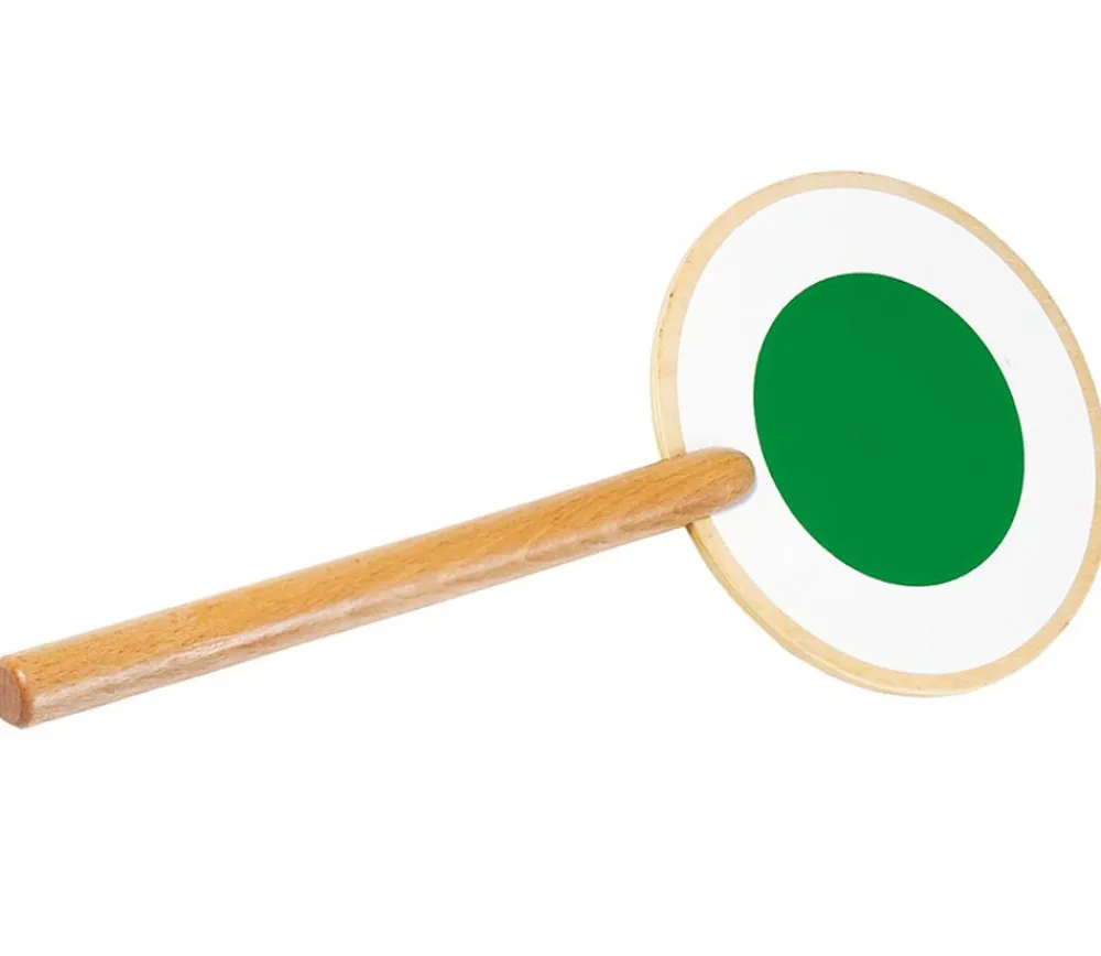 Tout Pour le Jeu Panneau signalisation rouge / vert en bois 39.5 cm